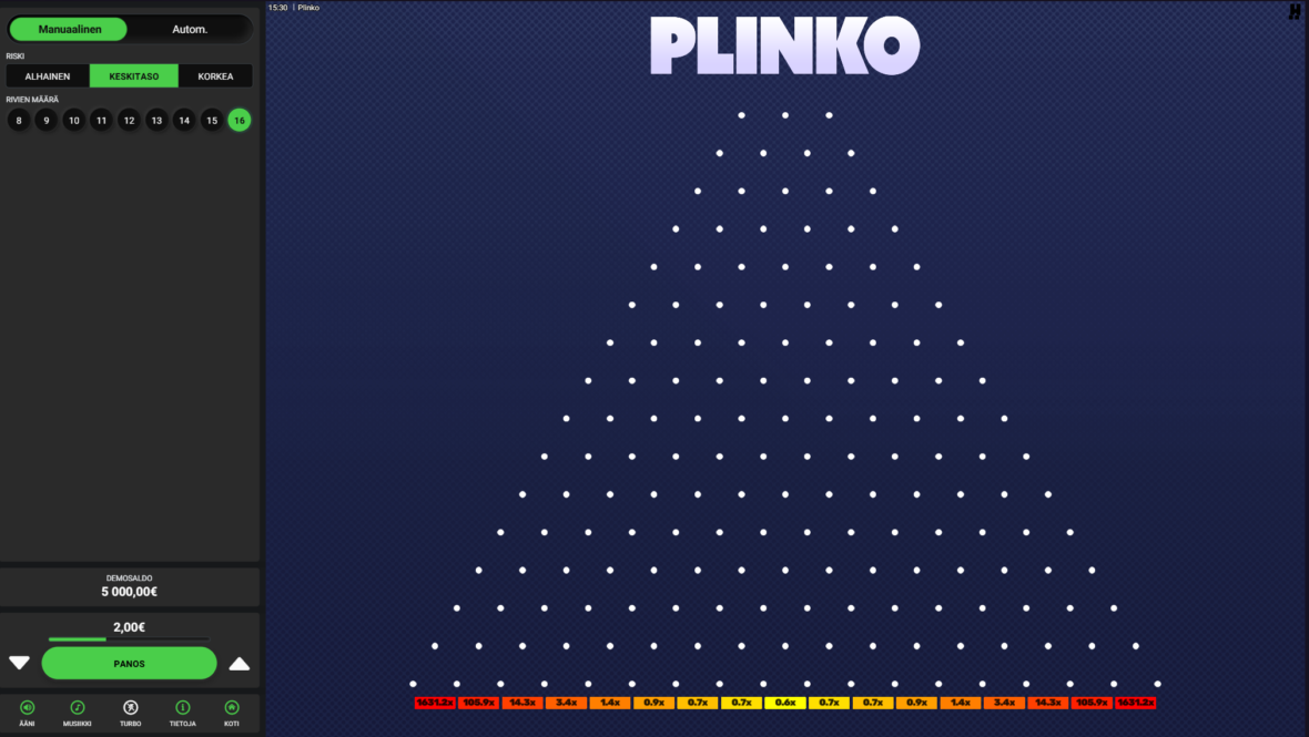 plinko peli