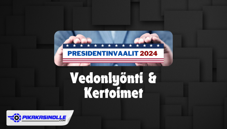 USA presidentinvaalit vedonlyönti ja kertoimet 2024