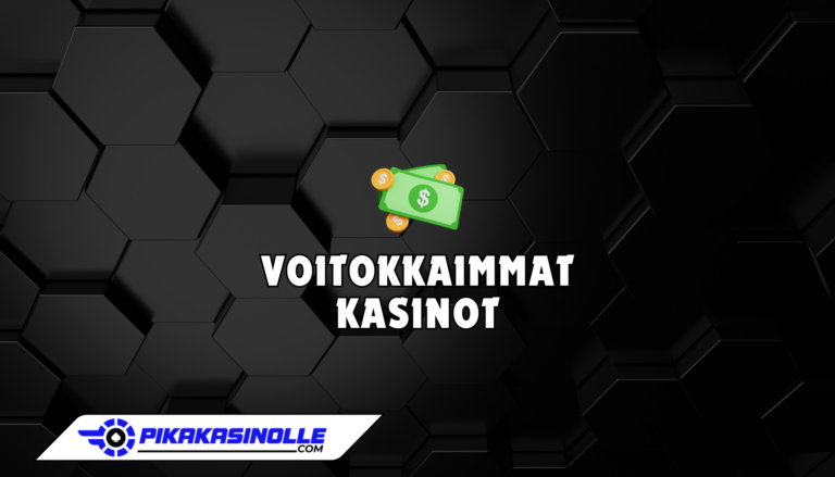 Voitokkaimmat kasinot Suomessa 2026 – Vertailussa korkea RTP, nopeat kotiutukset ja non-sticky bonukset.